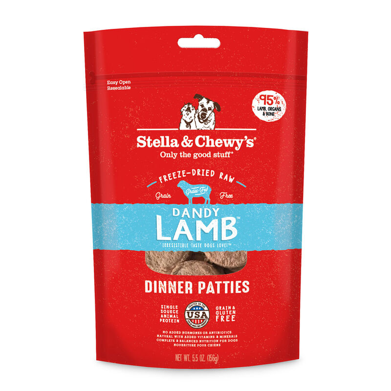 Freeze Dried Dandy Lamb Patties Dog Food image number 1