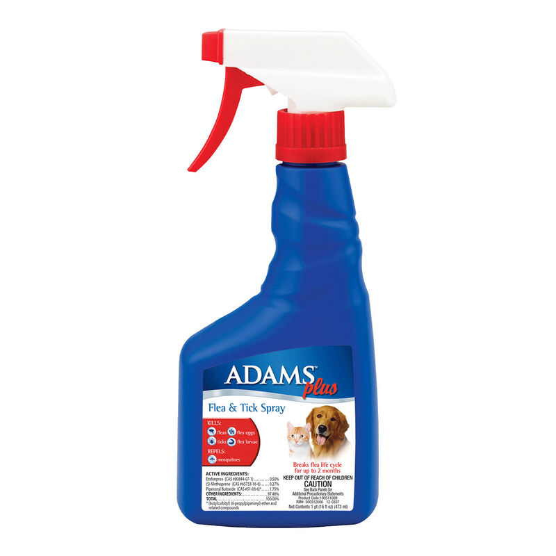 Adams Plus Flea & Tick Spray For Dogs & Cats