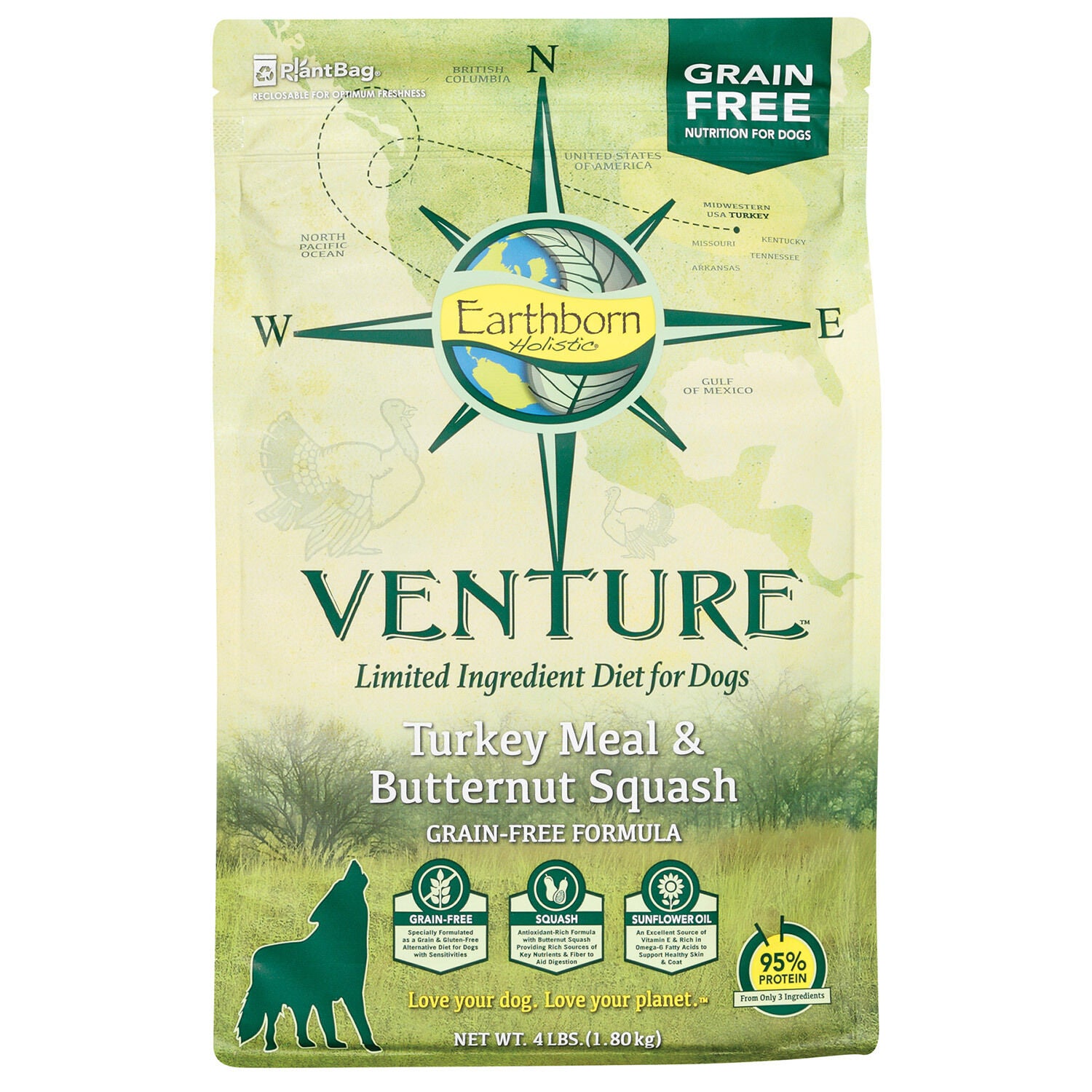 Venture Turkey Butternut Squash Dog Food Pet Supermarket