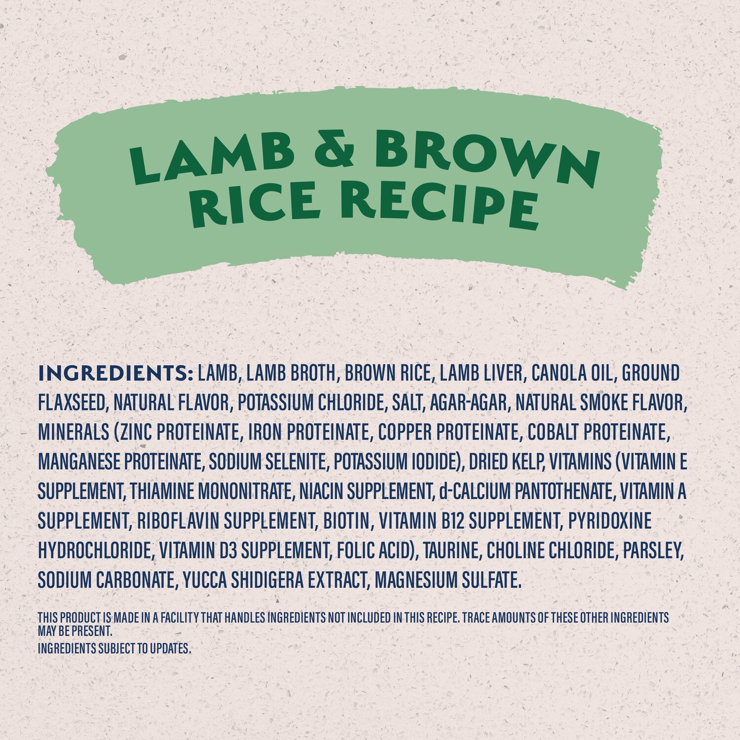 Natural Balance Limited Ingredient Lamb & Brown Rice Recipe Adult Wet Dog Food, 13-Oz