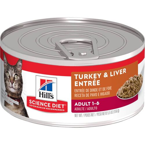 Turkey & Liver Entrée Canned Cat Food