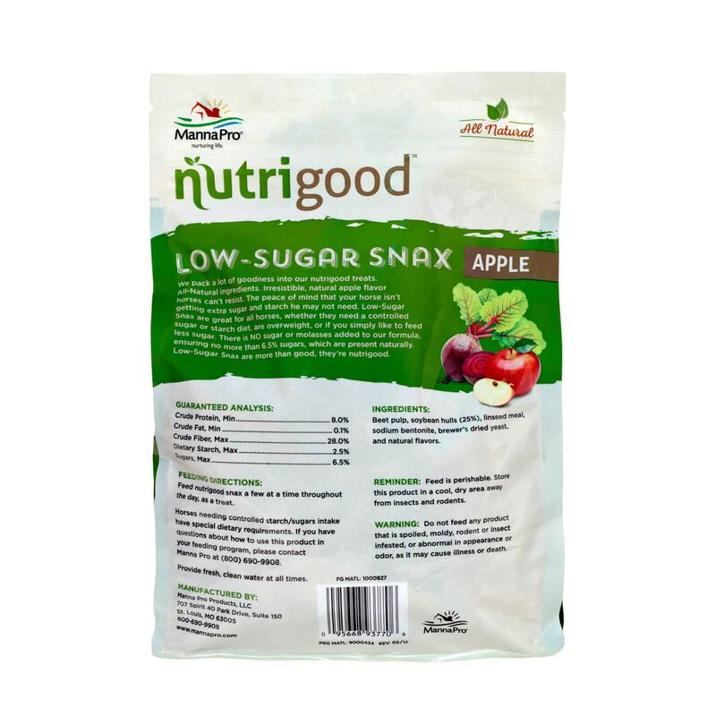 Manna Pro Nutrigood Low Sugar Snax For All Horses