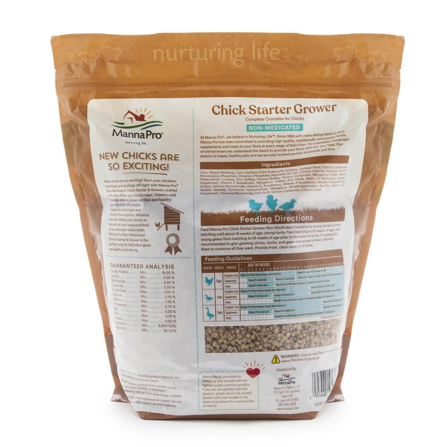 Manna Pro Chick Starter Grower Non-Medicated