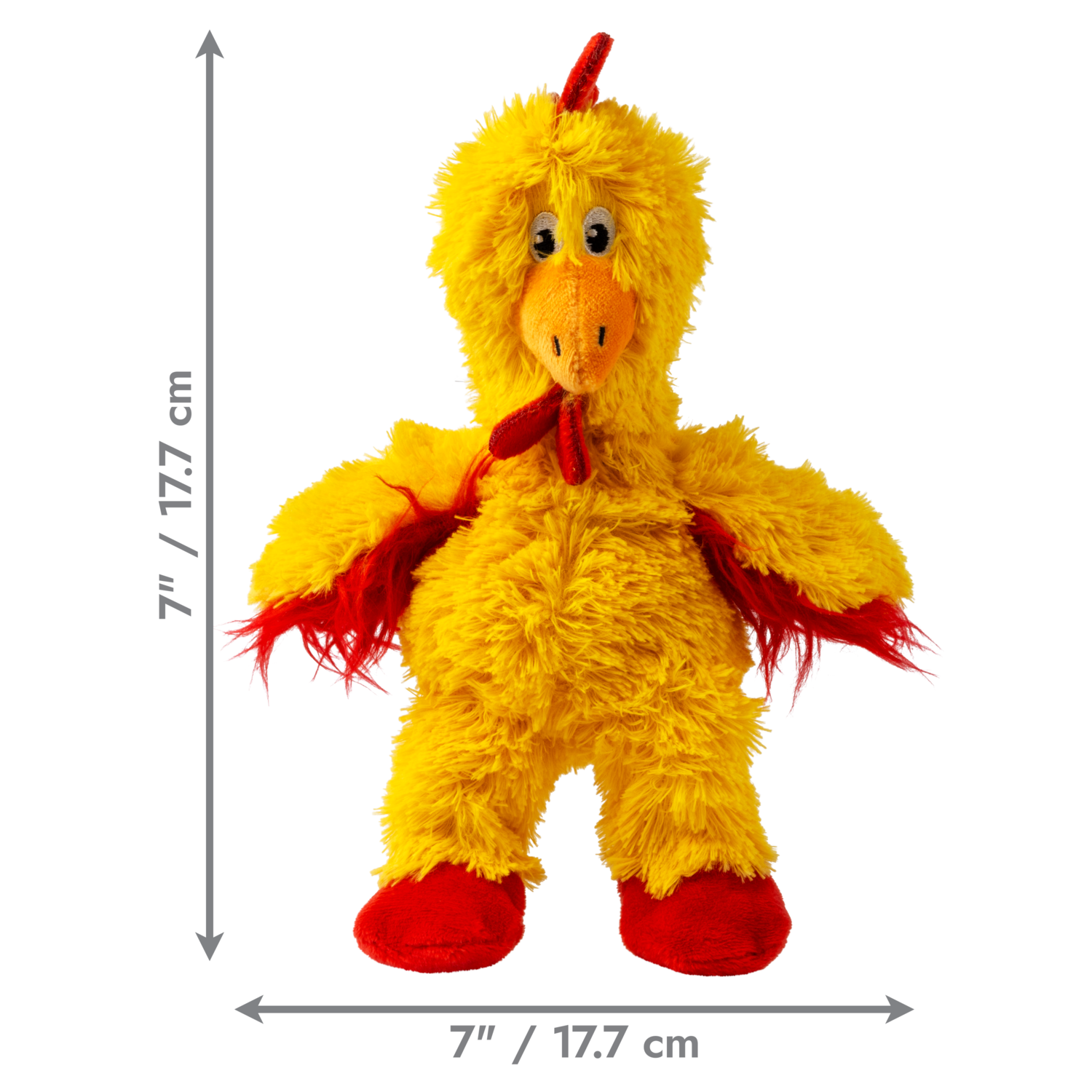Kong Knots Chicken Plush Tug Dog Toy - 7"