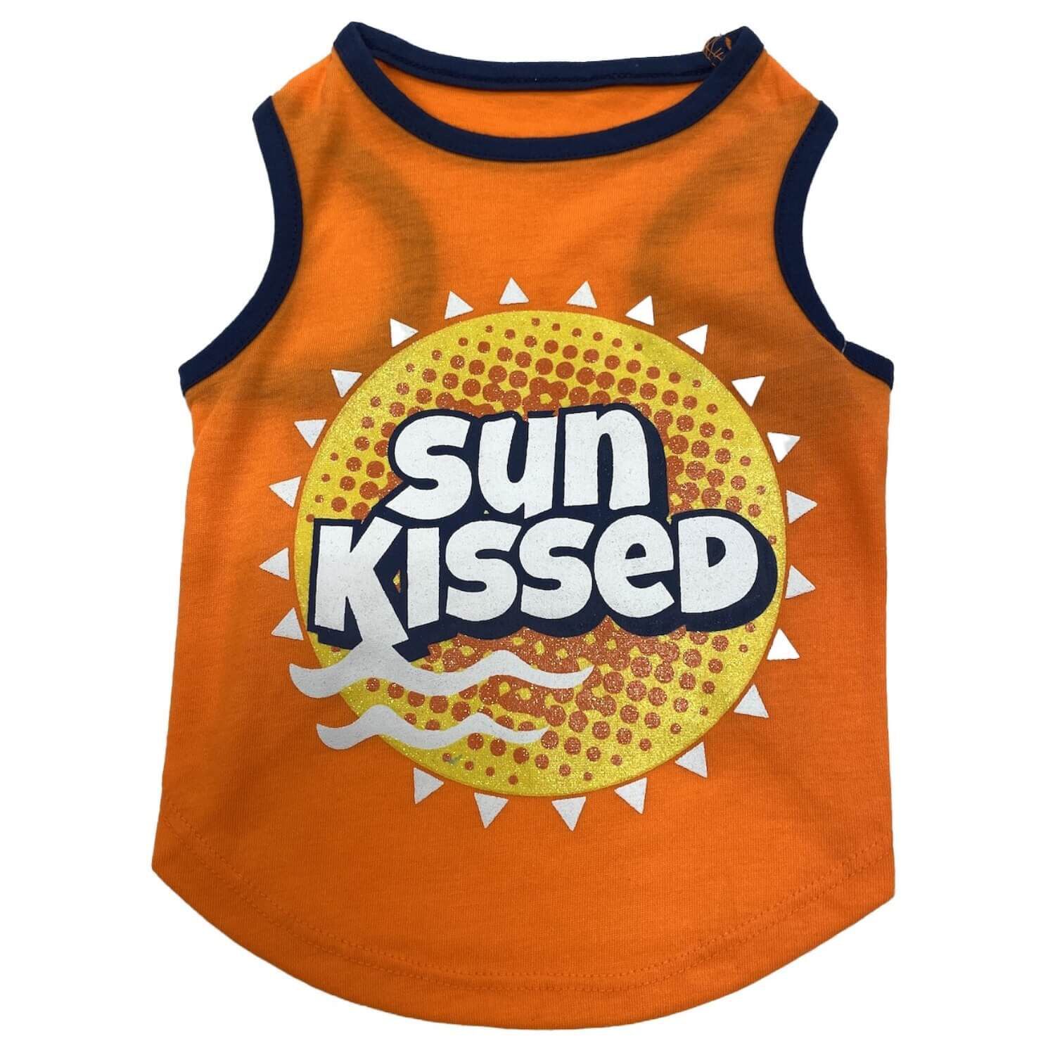 Petrageous Sun Kissed Dog Muscle Tee, Orange