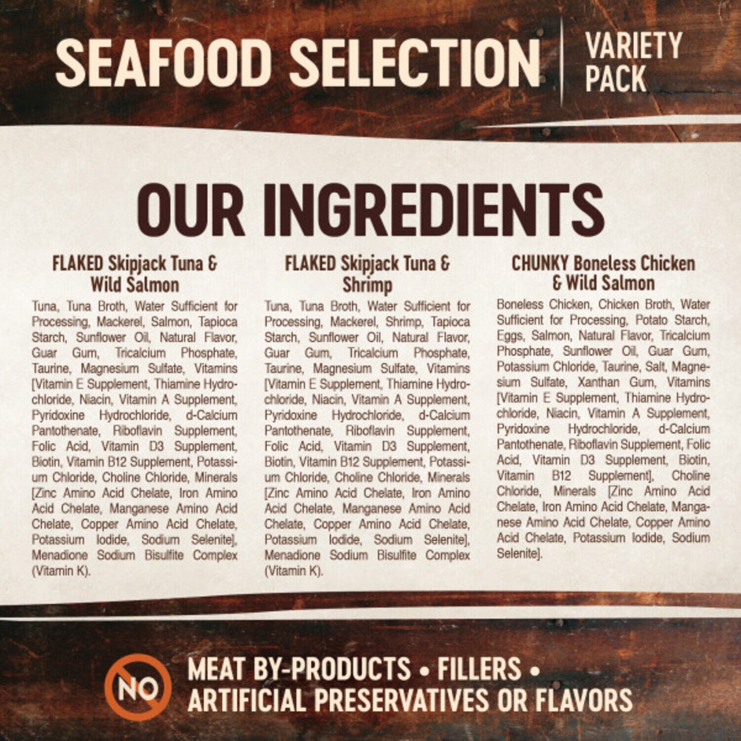 Wellness Core Signature Selects Flaked Adult Wet Cat Food, Natural, Protein-Rich, Grain-Free, Seafood Variety Pack, 2.8-Oz 8-Pack