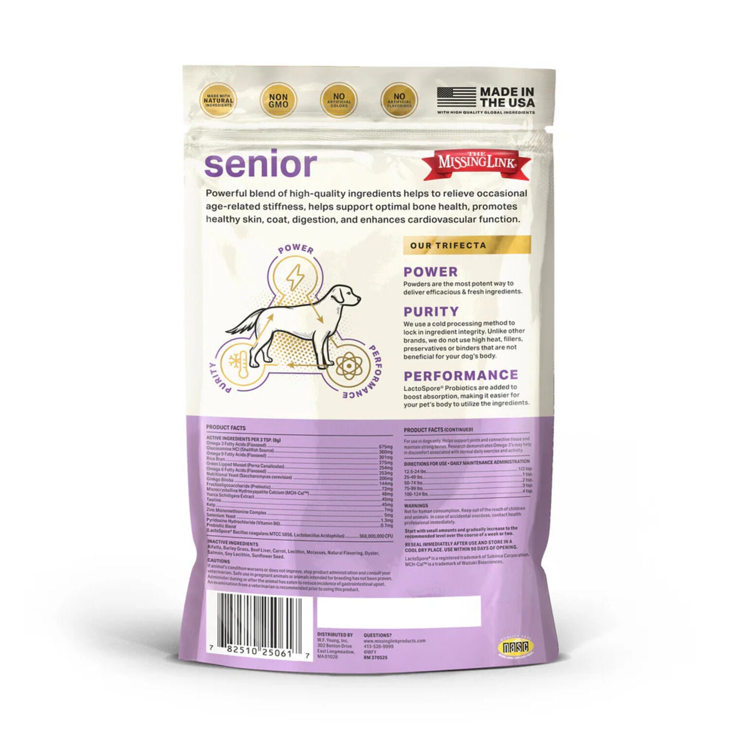 The Missing Link Powder Senior Dog Supplement, 1-Lb Bag