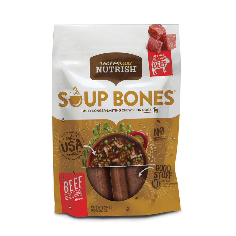 Soup Bones Beef And Barley Flavor Dog Treat image number 1