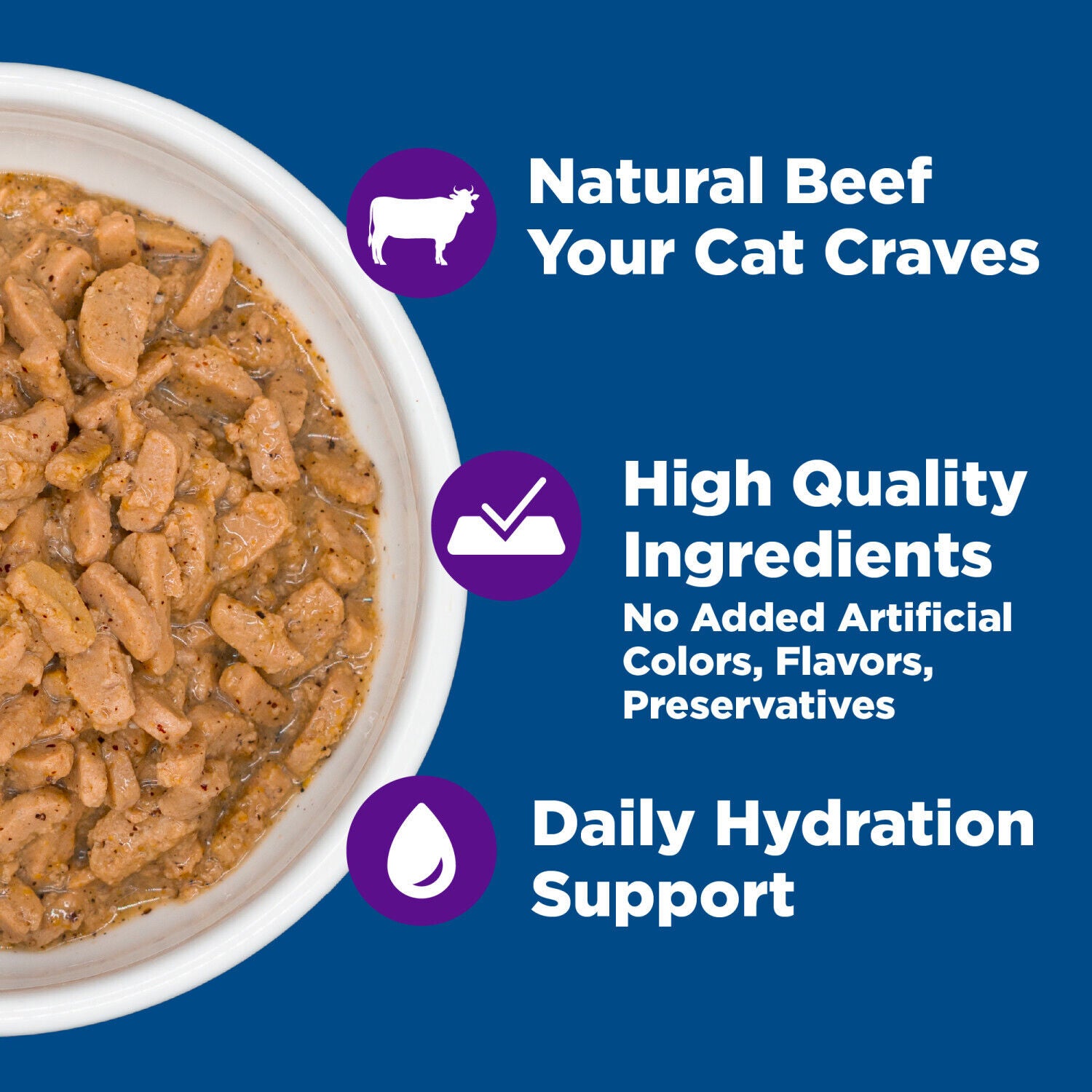 Wellness Complete Health Grilled, Adult Wet Cat Food, Natural, Protein-Rich, Grain-Free Beef And Lamb Dinner Recipe, 3-Oz, 12 Pack