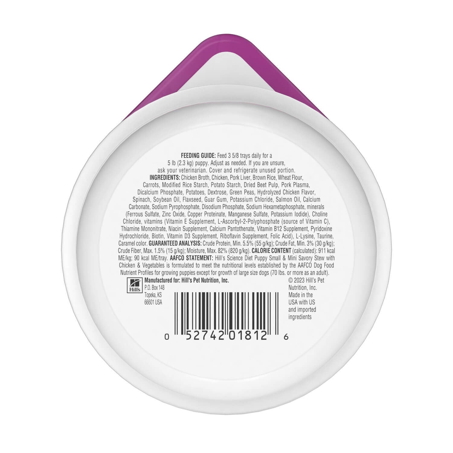 Hill's Science Diet Puppy Small Paws Savory Stew With Chicken & Vegetables Wet Dog Food