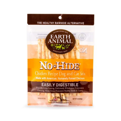 No Hide Cage Free Chicken Stix Natural Rawhide Alternative Dog & Cat Chew Dog Treat