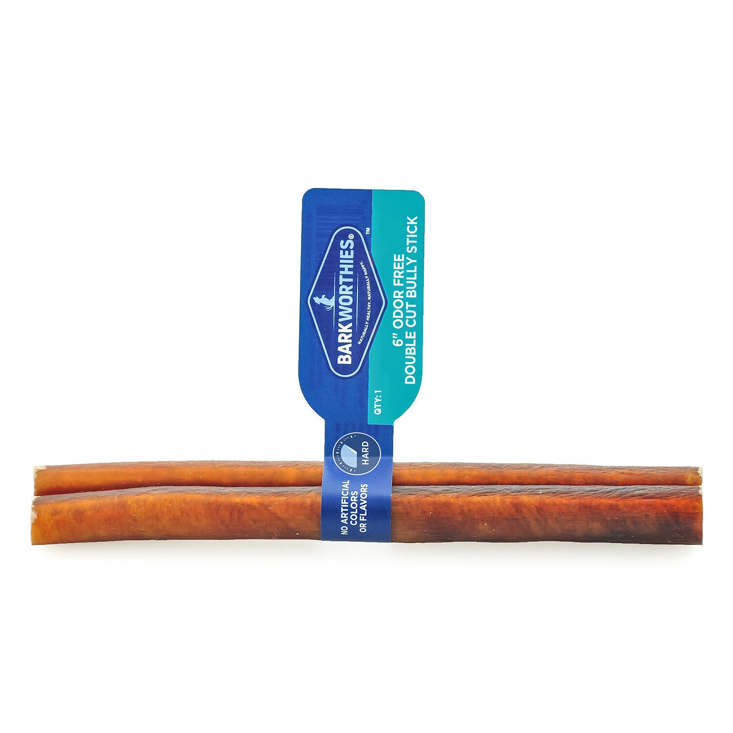 Barkworthies Double Cut Bully Stick Dog Treat