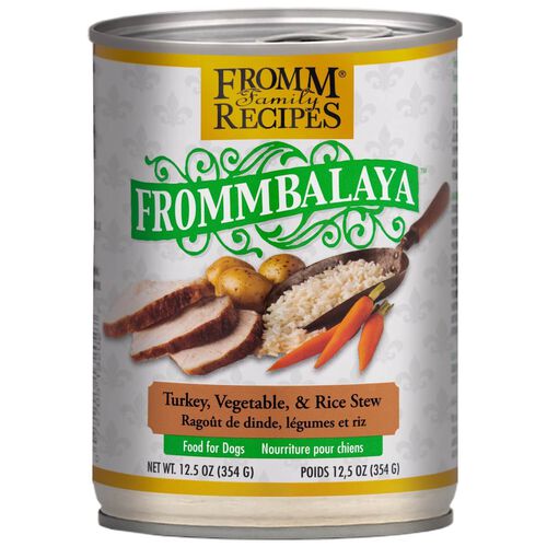 Fromm Frommbalaya Turkey, Vegetable, & Rice Stew Food For Dogs 12.5 Oz