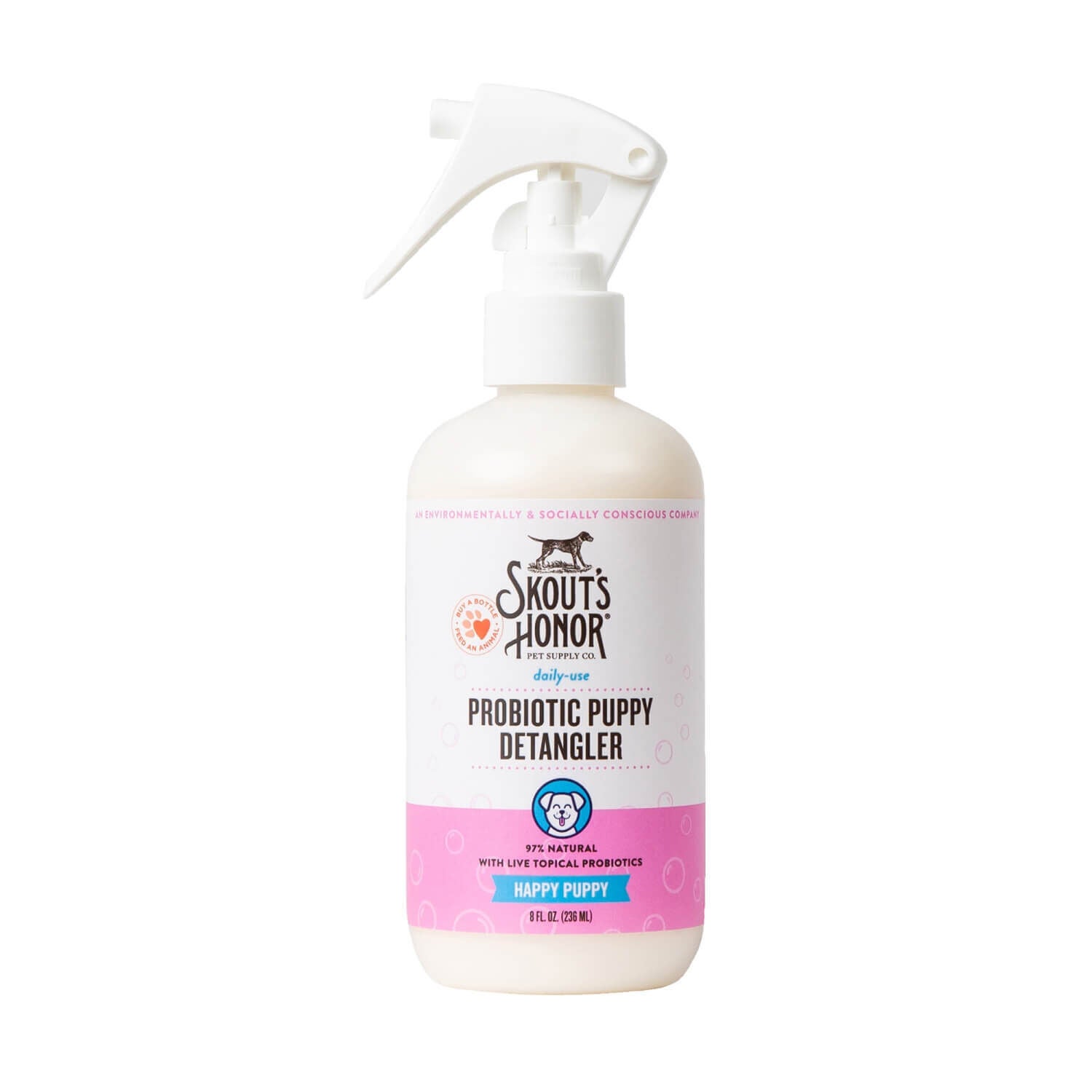 Skout's Honor Daily Use Probiotic Puppy Detangler, Happy Puppy Scent