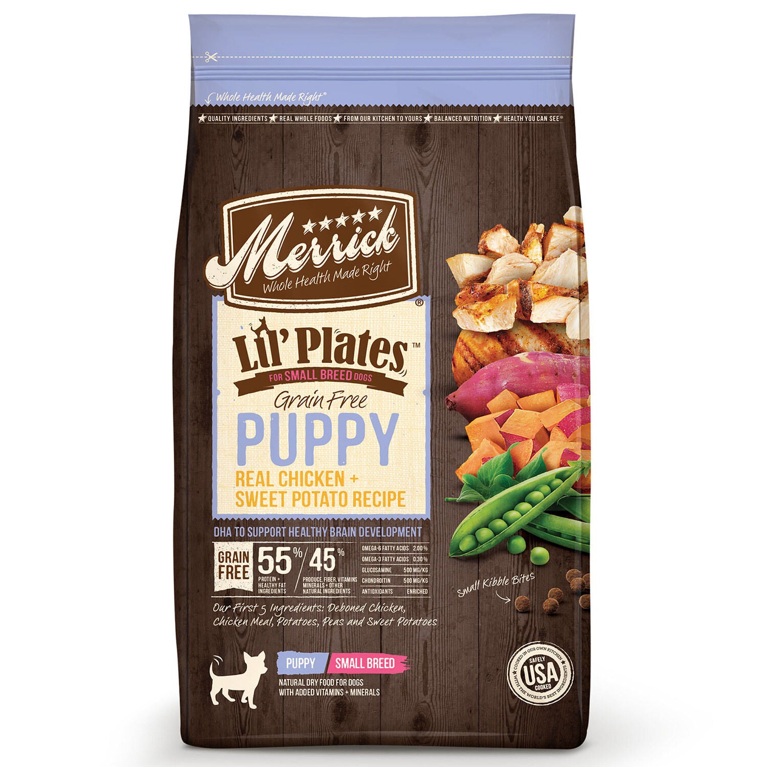 Merrick Lil' Plates Grain-Free Real Chicken + Sweet Potato Recipe Dog Food