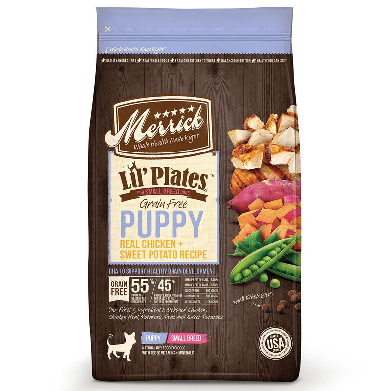 Merrick Lil' Plates Grain Free Real Chicken + Sweet Potato Recipe Dog Food
