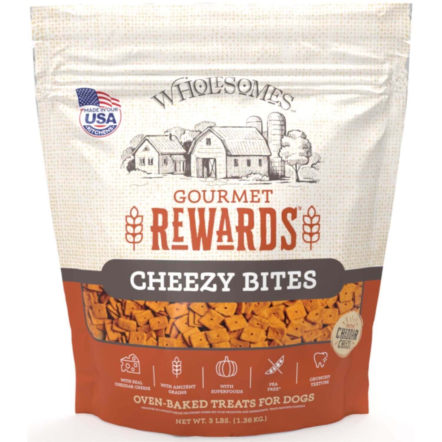 Wholesomes™ Gourmet Rewards™ Cheezy Bites Wholesomes™ Gourmet Rewards™ Cheezy Bites