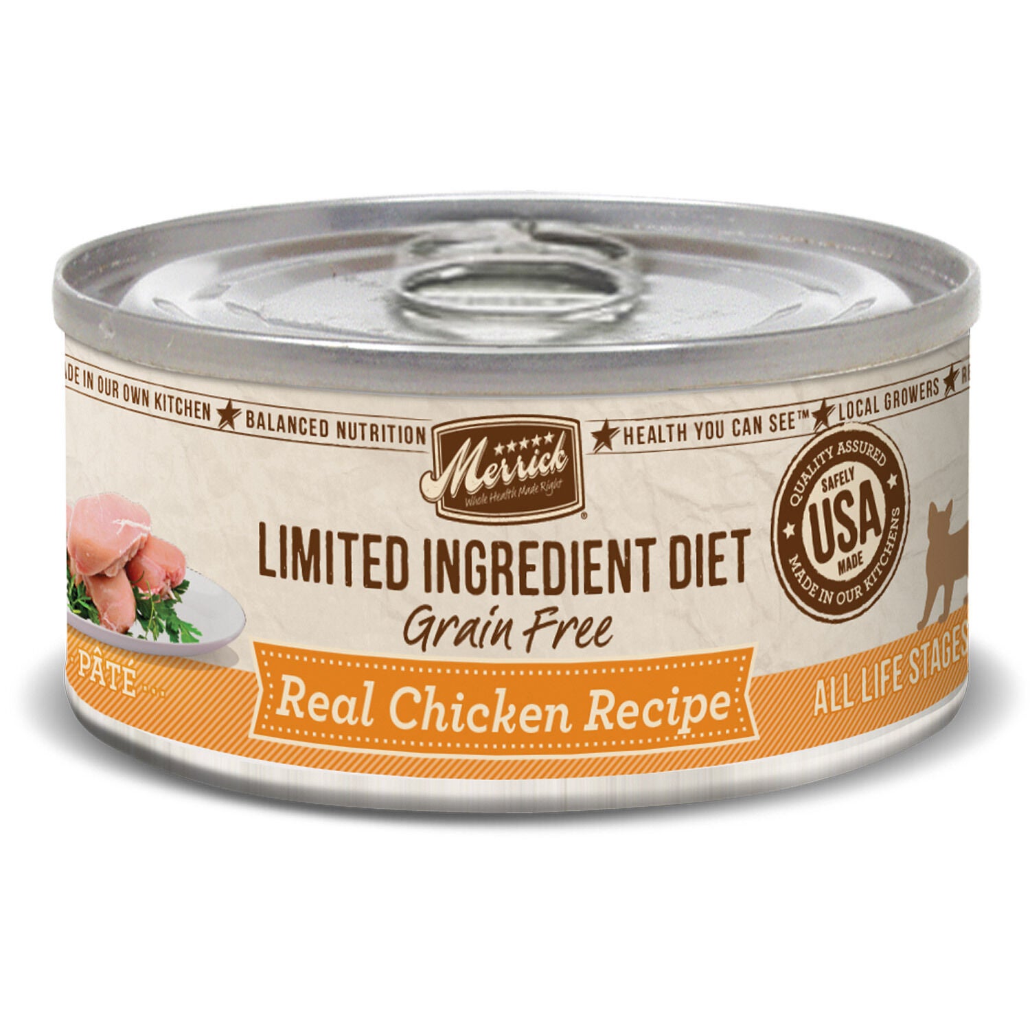 Limited Ingredient Diet Grain Free Real Chicken Recipe Pate Cat