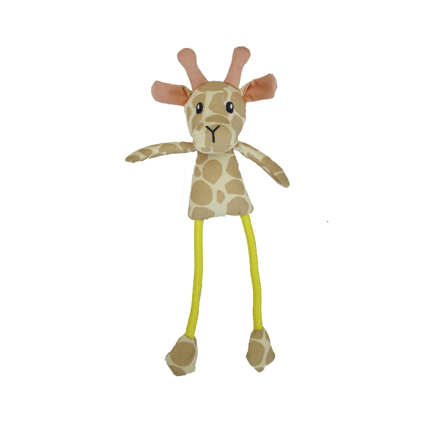 #Bff Wild World Rope Leg Giraffe Squeak & Tug Dog Toy