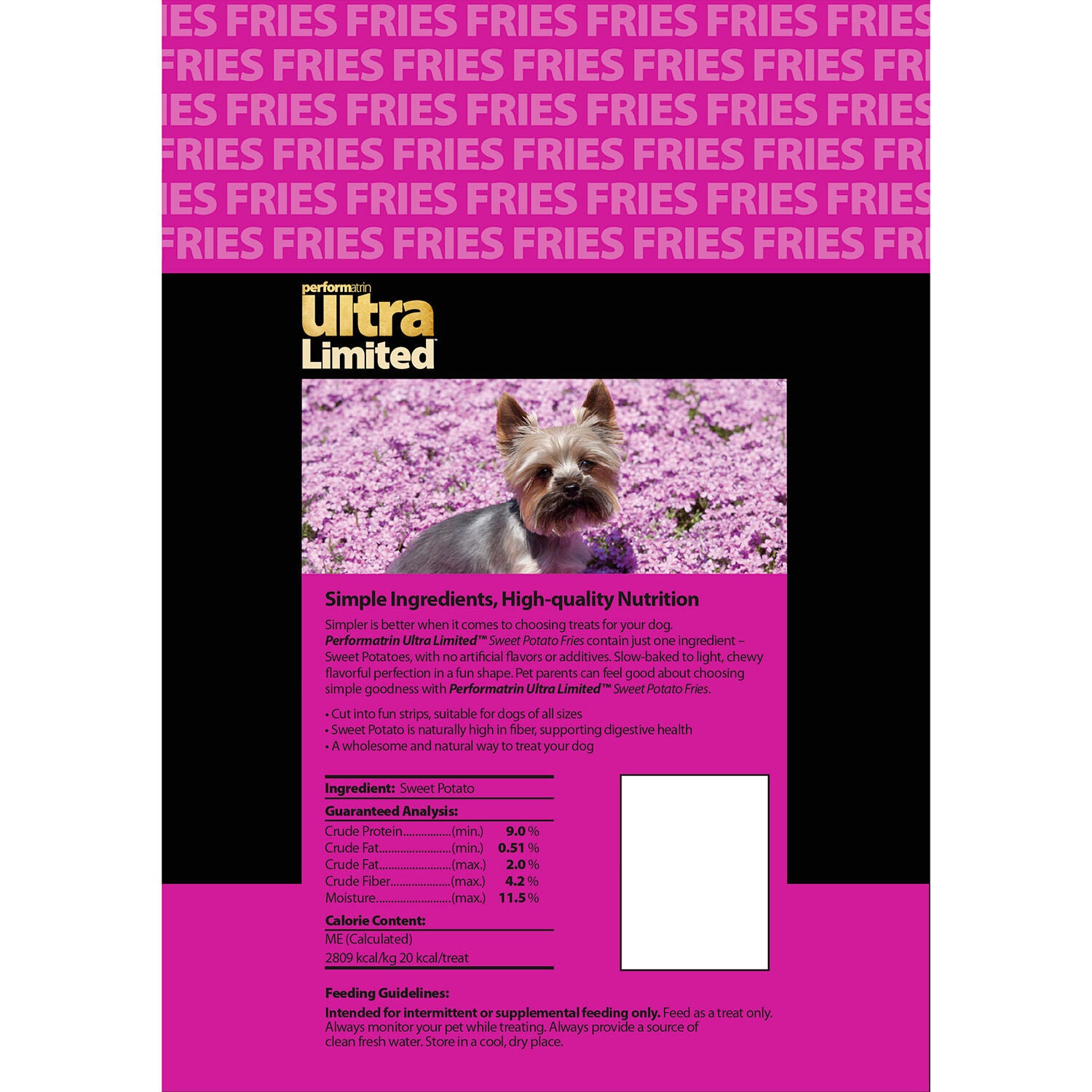Performatrin Ultra Limited Ingredient Sweet Potato Fries Natural Dog Treats