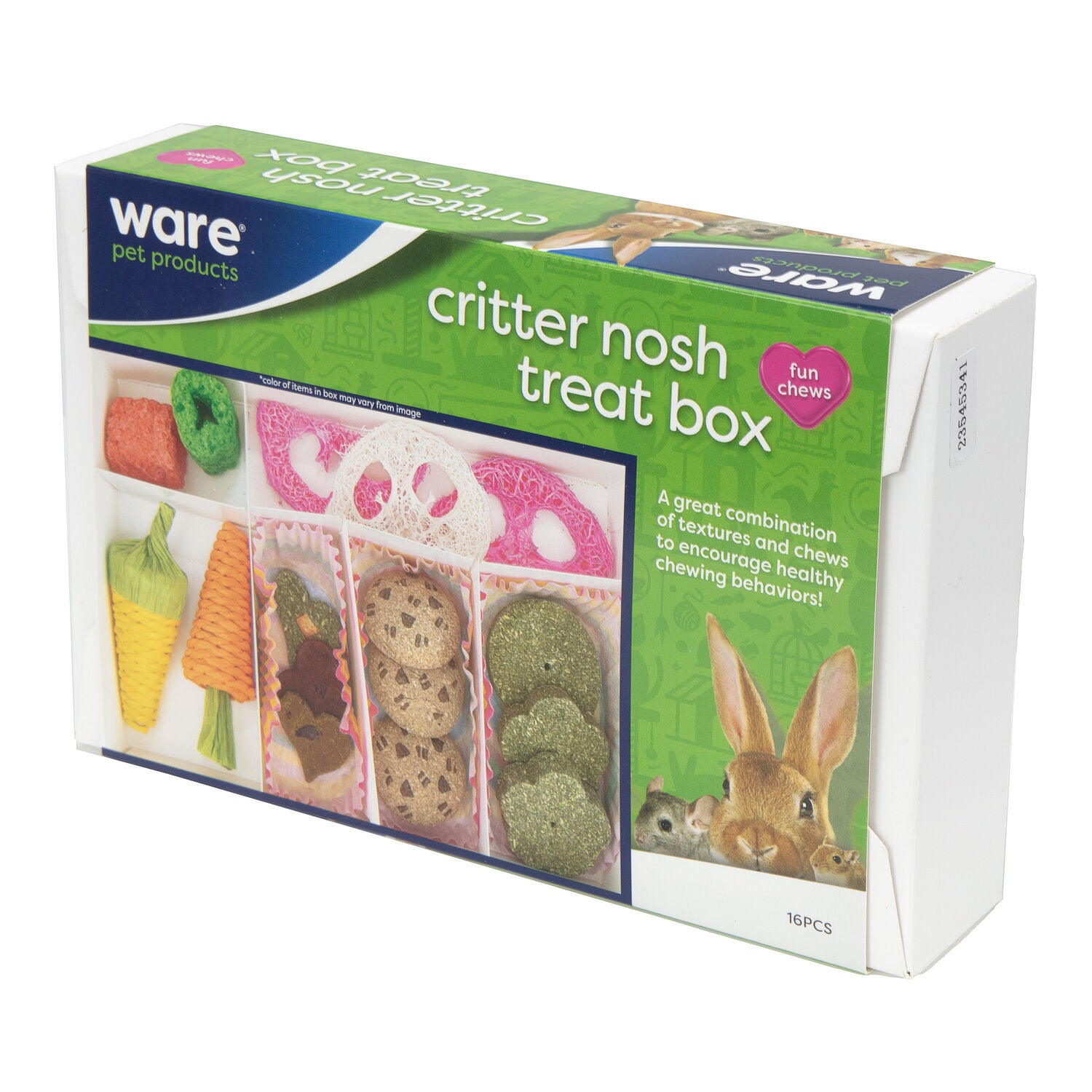 Ware Pet Products Critter Nosh Treat Box Small Animal Toy