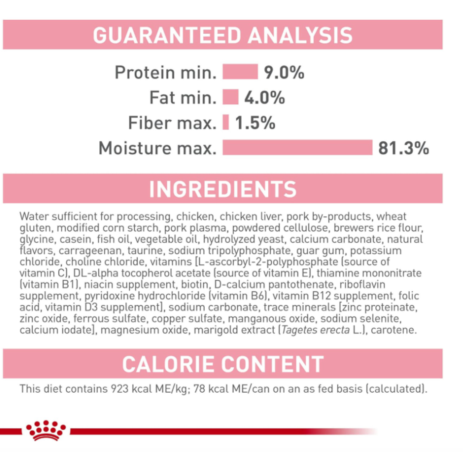 Royal Canin Feline Health Nutrition Mother & Babycat Ultra Soft Mousse In Sauce Wet Cat Food, 3 Oz