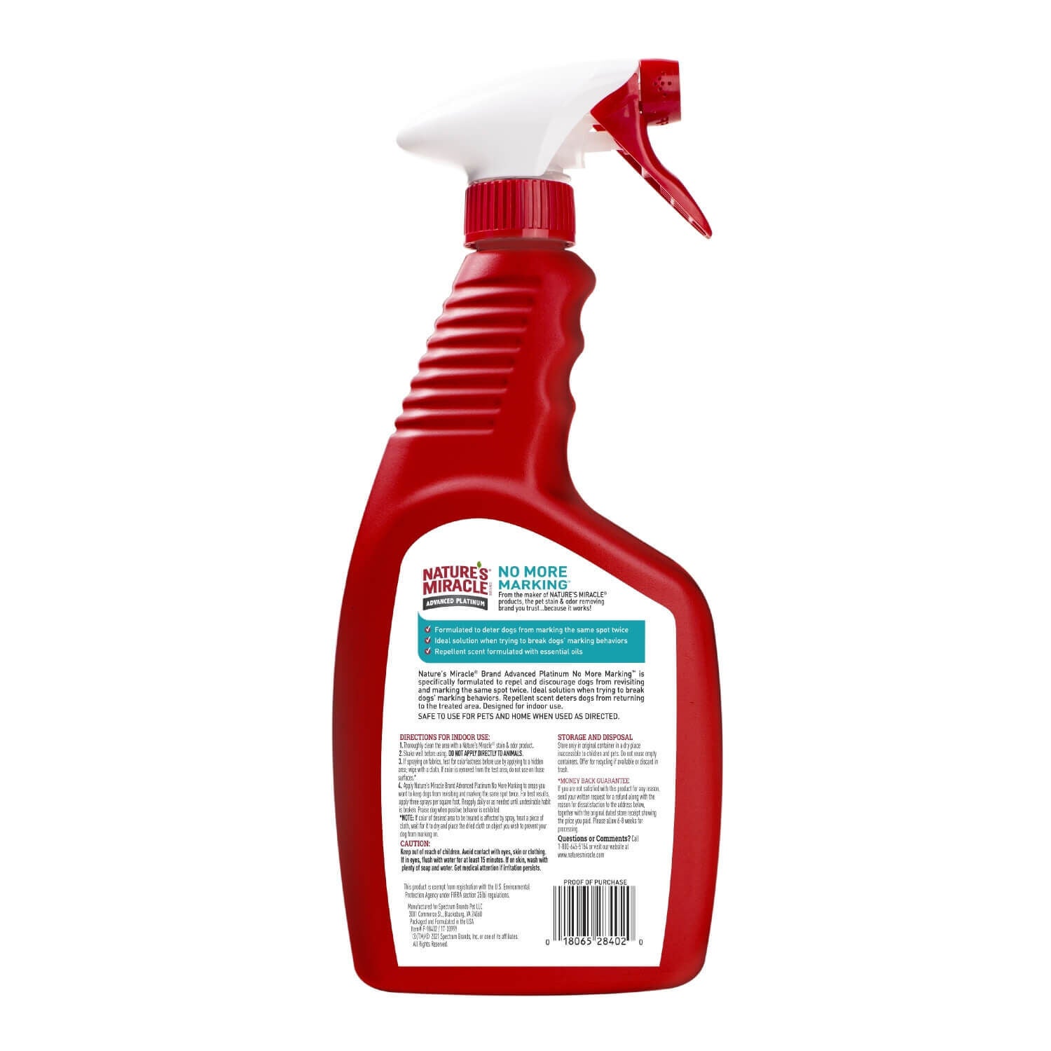 Nature's Miracle Advanced Platinum No More Marking Dog Deterrent