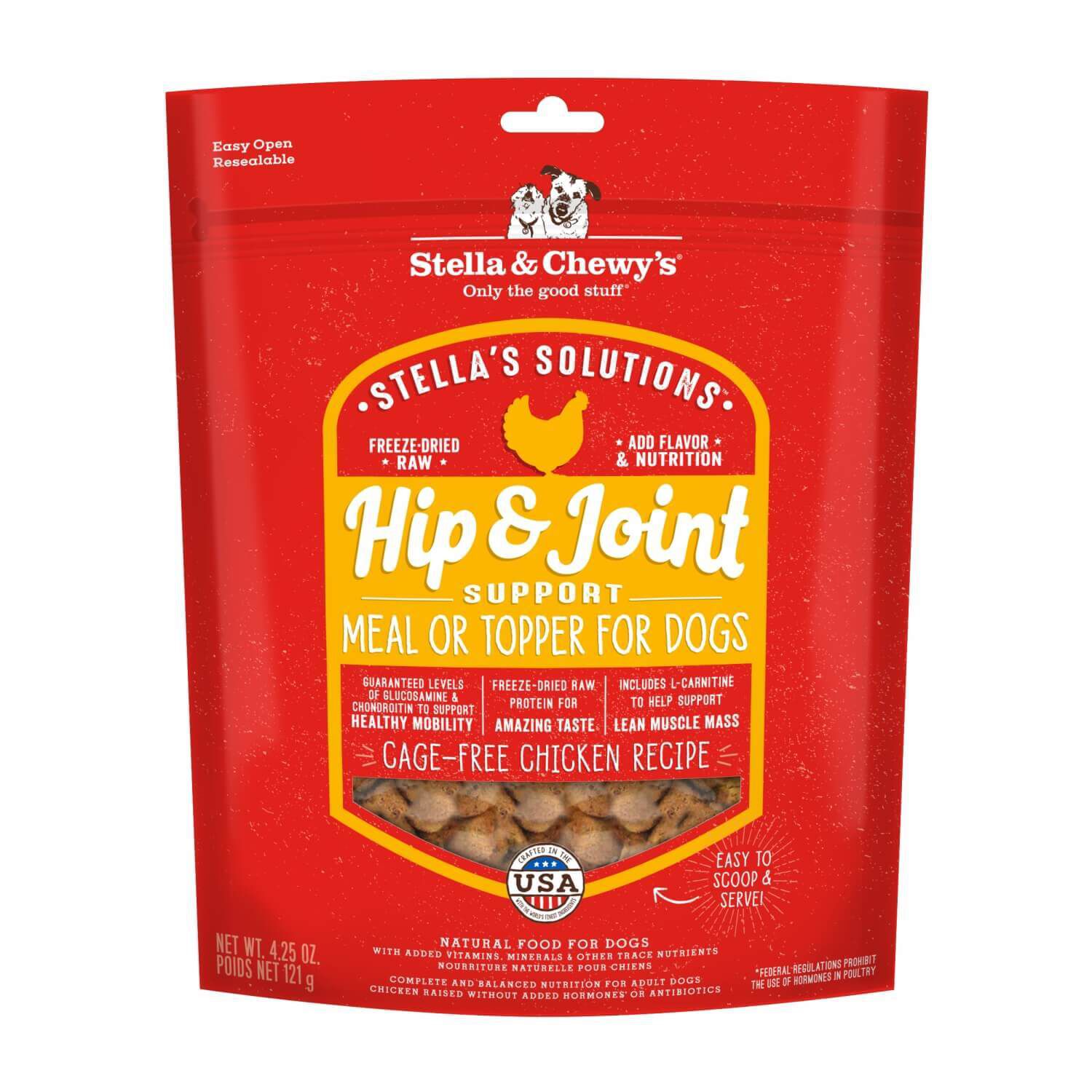 Stella'S Solutions Freeze Dried Raw Hip & Joint Joint Support Cage Free