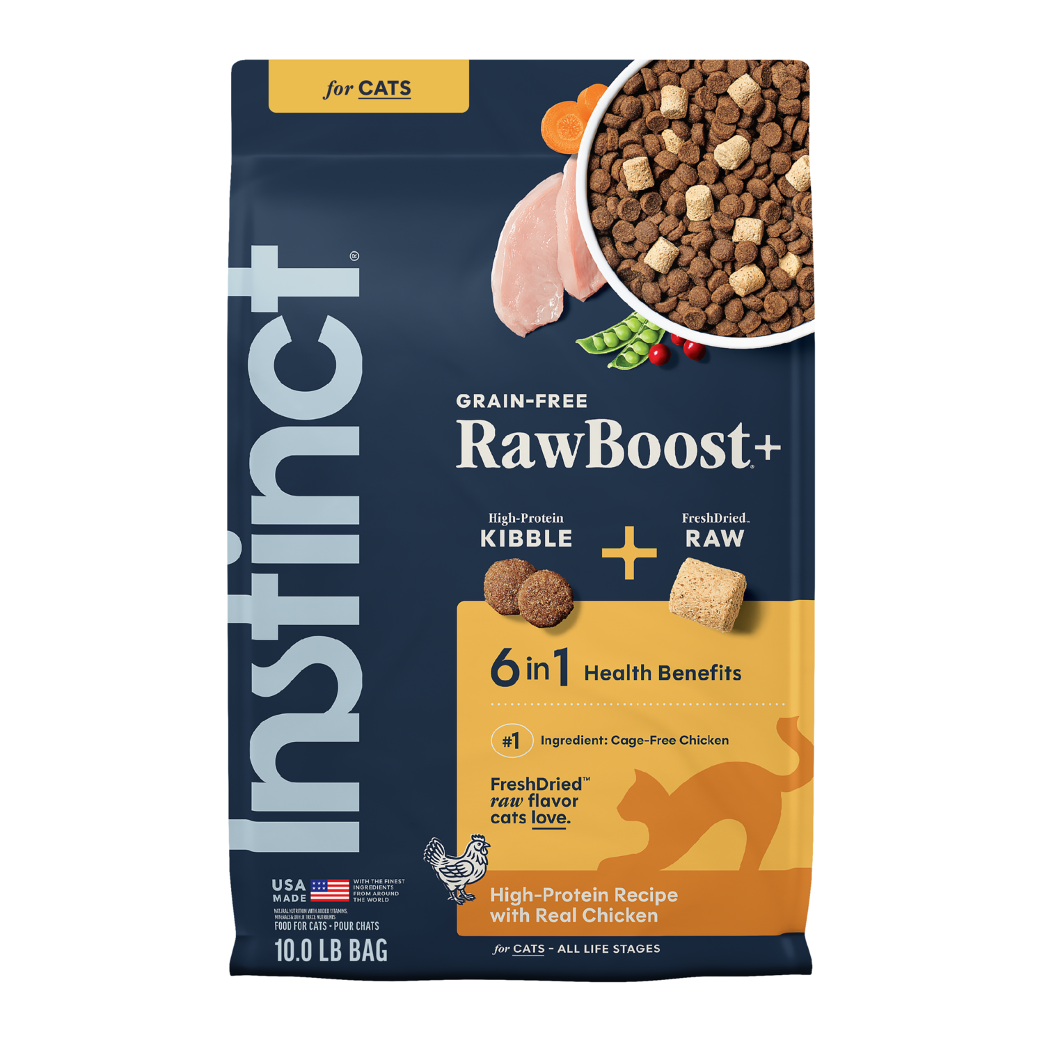 Instinct Raw Boost Grain-Free Recipe With Real Chicken Dry Cat Food