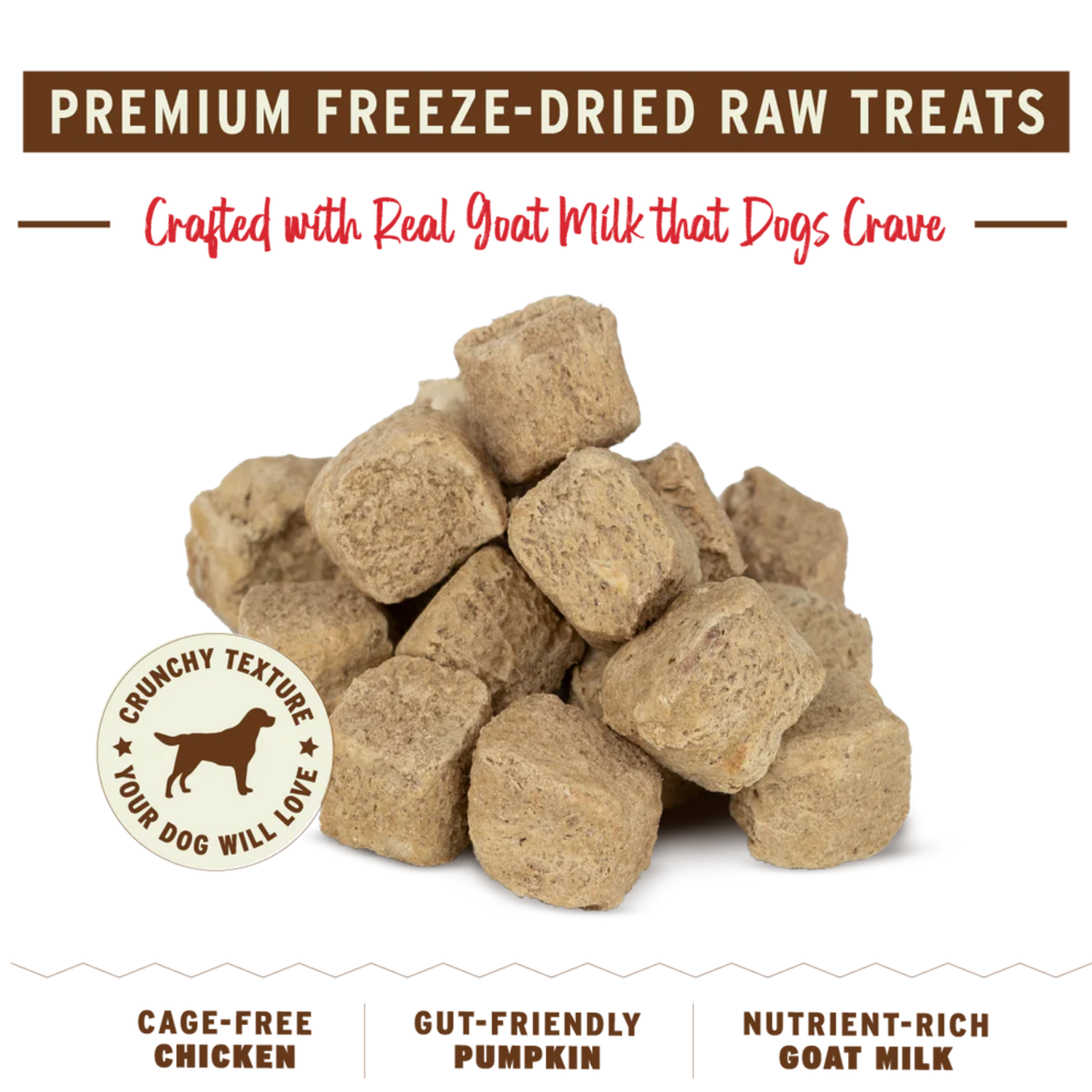 Primal Pumpkin For My Pumpkin Freeze-Dried Raw Dog Treats, Chicken & Pumpkin, 2-Oz