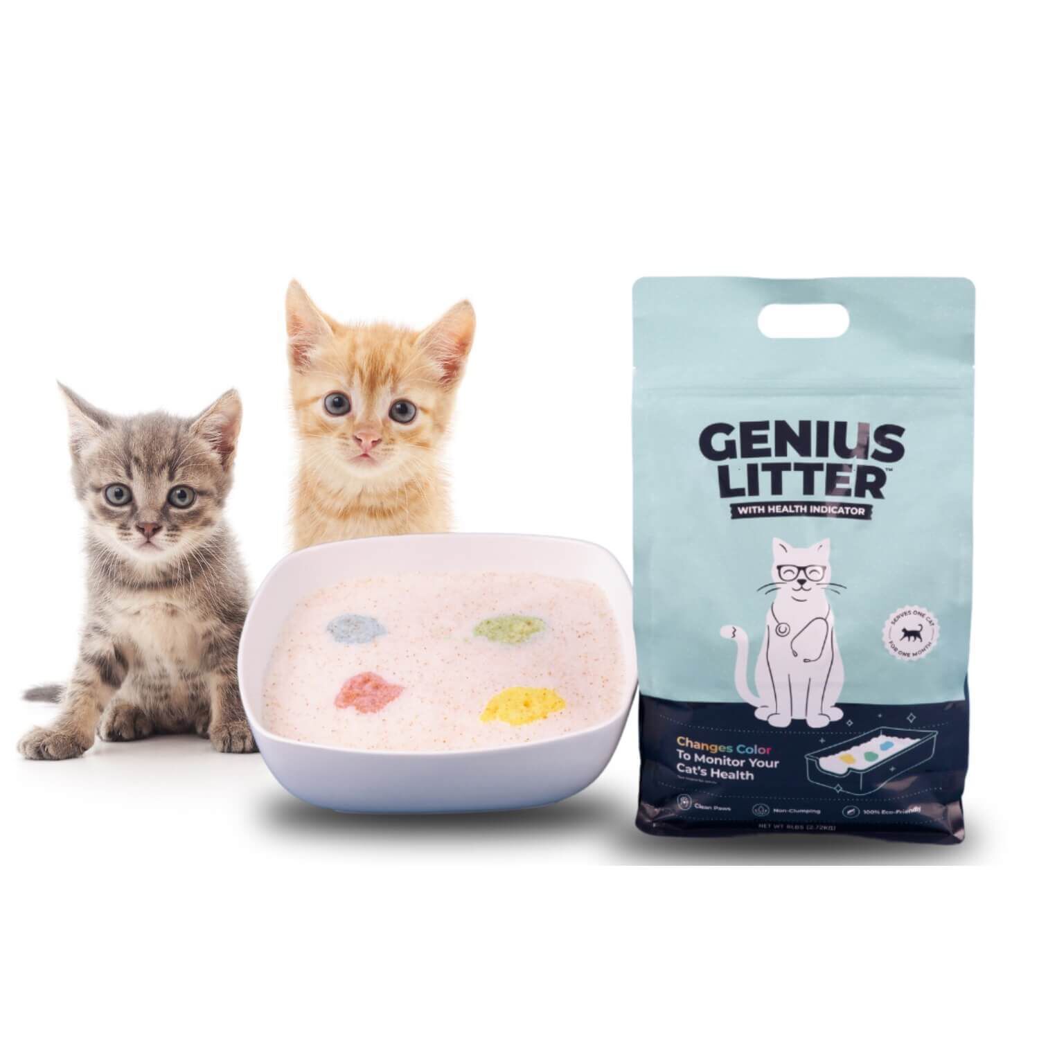 Alpha Paw Genius Litter With Health Indicator 6lb Pet Supermarket