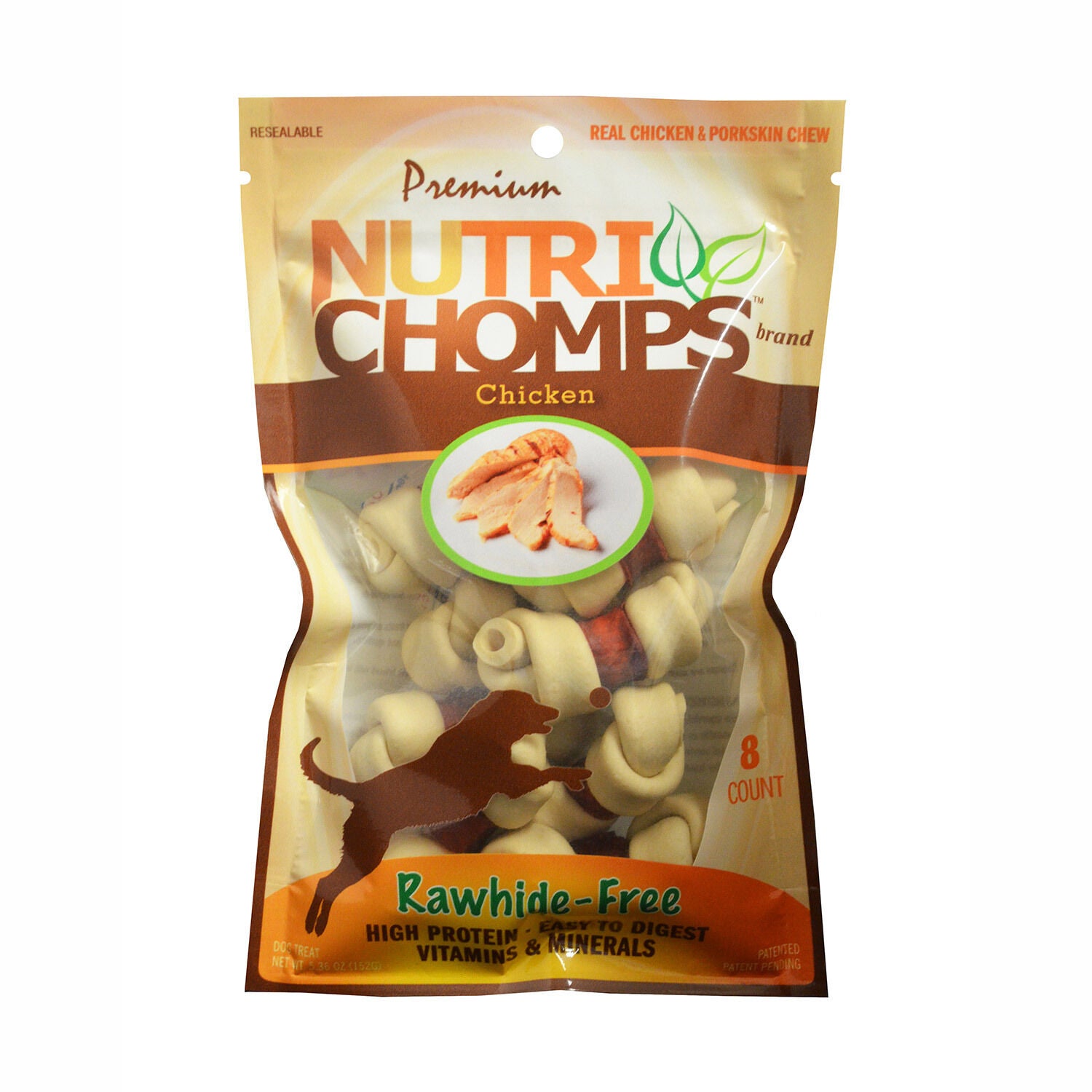 Nutri Chomps Chicken Wrapped Mini Knots Dog Treat