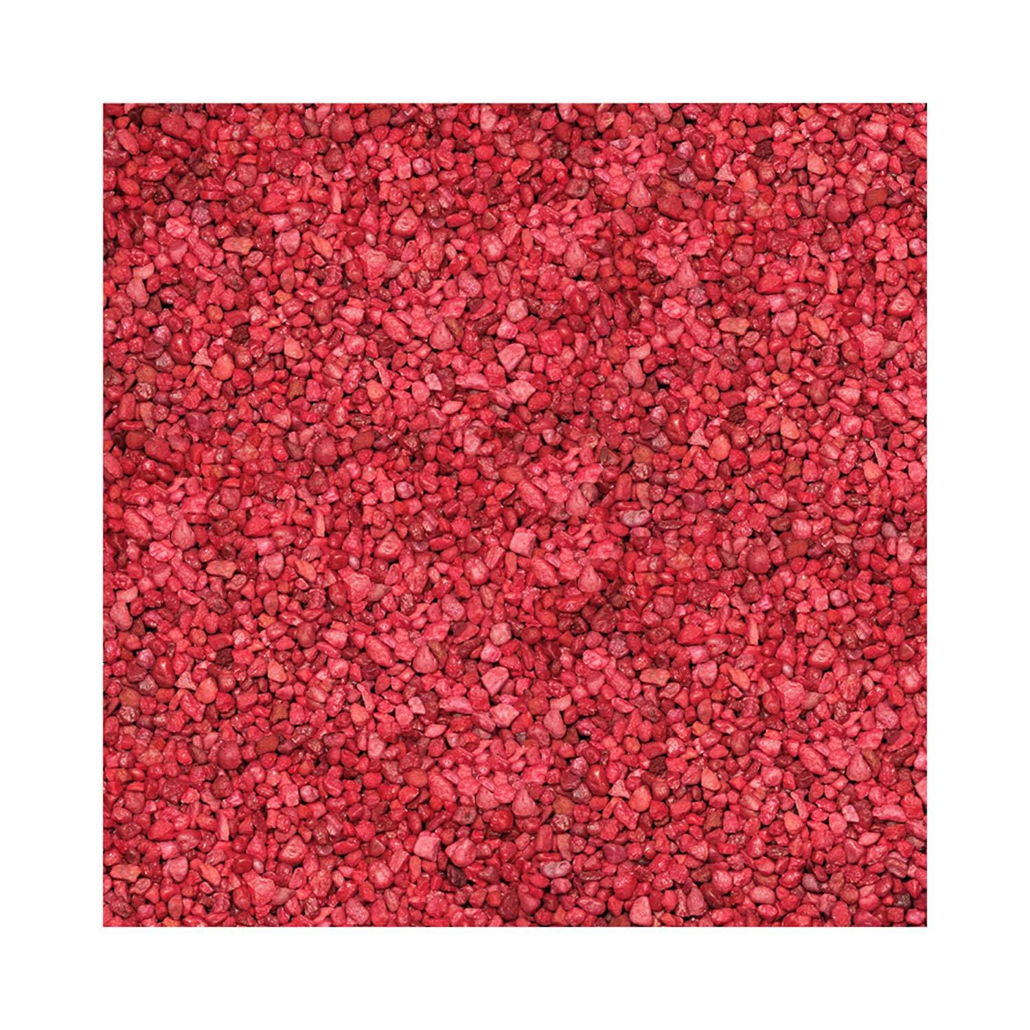 Pure Water Pebbles Aquarium Gravel, Currant Red