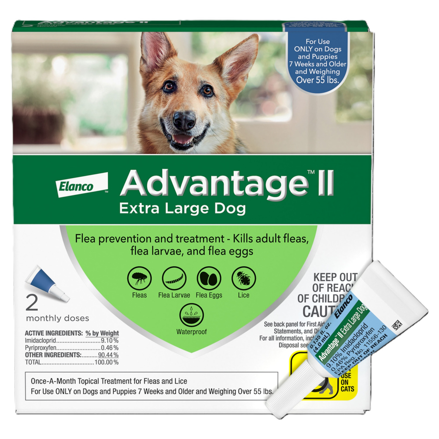 Advantage Ii Topical Flea Treatment Prevention For Dogs