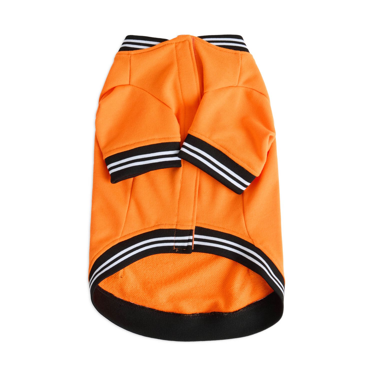 Aristopet Light French Terry Spooky Social Club Dog Jacket, Orange, Extra Large