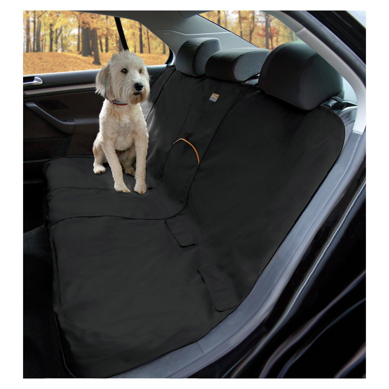 Kurgo Waterproof Back Bench Seat Cover, Black, 55"