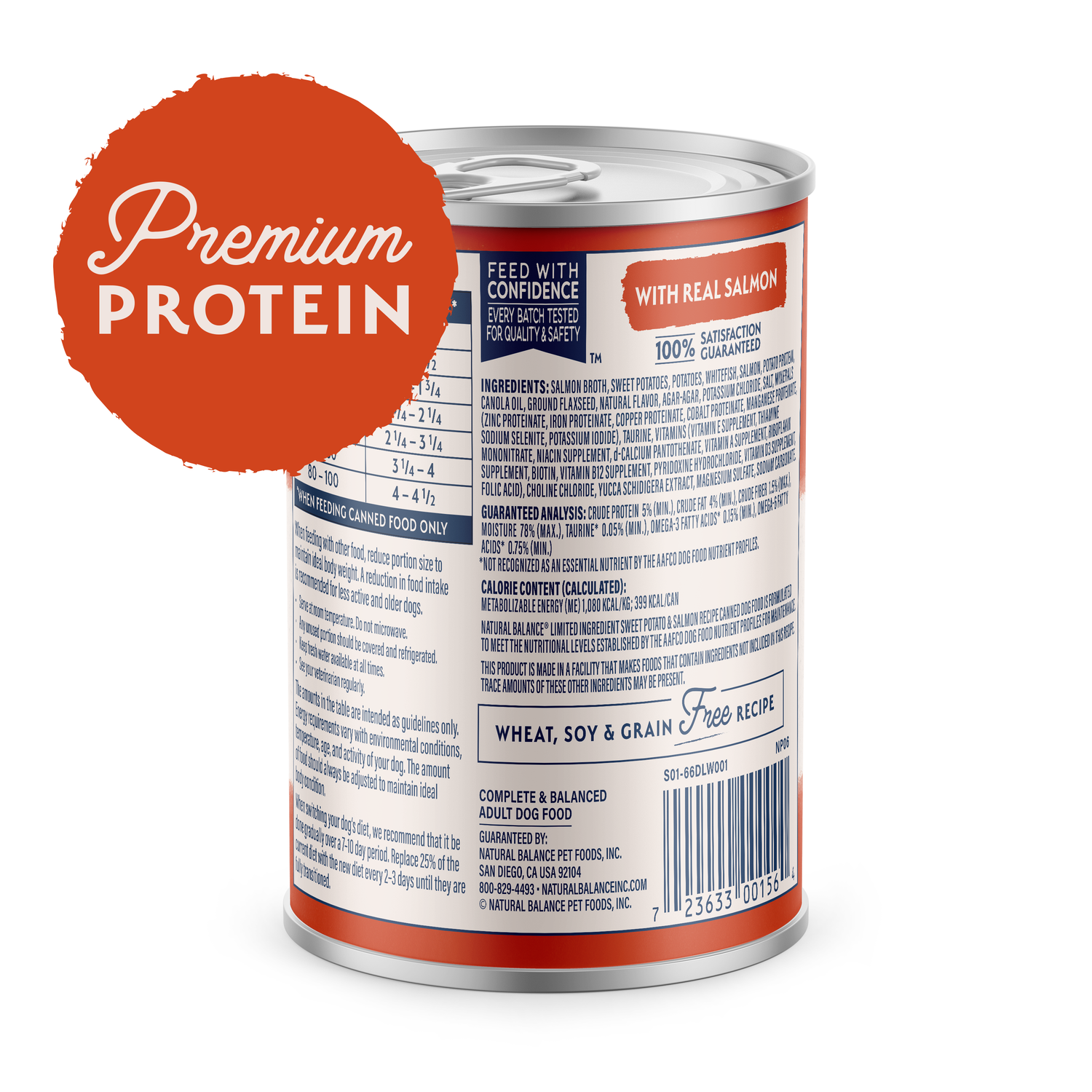Natural Balance Limited Ingredient Sweet Potato & Salmon Adult Wet Dog Food, 13-Oz Pack Of 12