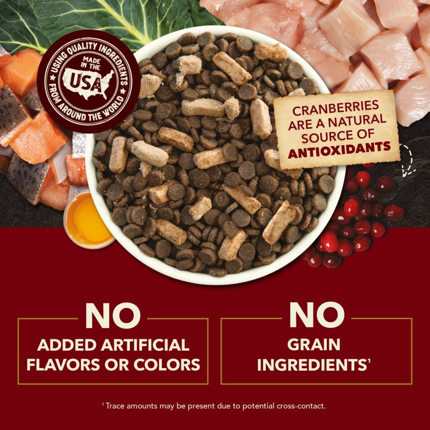 Acana Market Medley Indoor Cat Dry Cat Food, Chicken, Trout & Salmon Recipe, High-Protein Kibble + Freeze-Dried Morsels, 3.5-Lb Bag