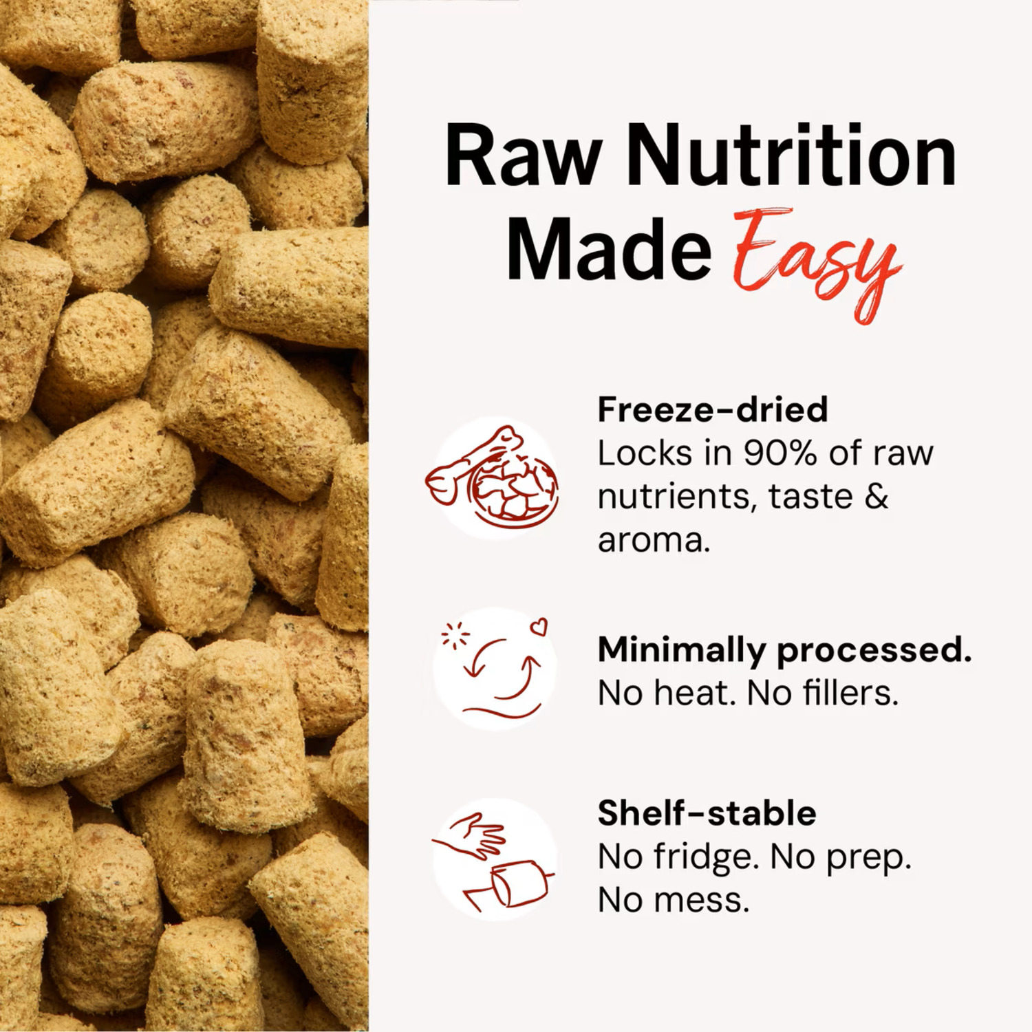 Stella & Chewy's Freeze-Dried Raw Chewy's Meal Mixers Dog Food Topper, Chewy's Chicken Recipe, 18-Oz