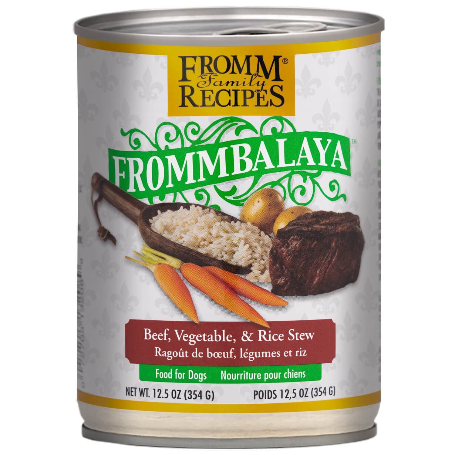 Fromm Frommbalaya Beef, Vegetable, & Rice Stew Food For Dogs 12.5 Oz
