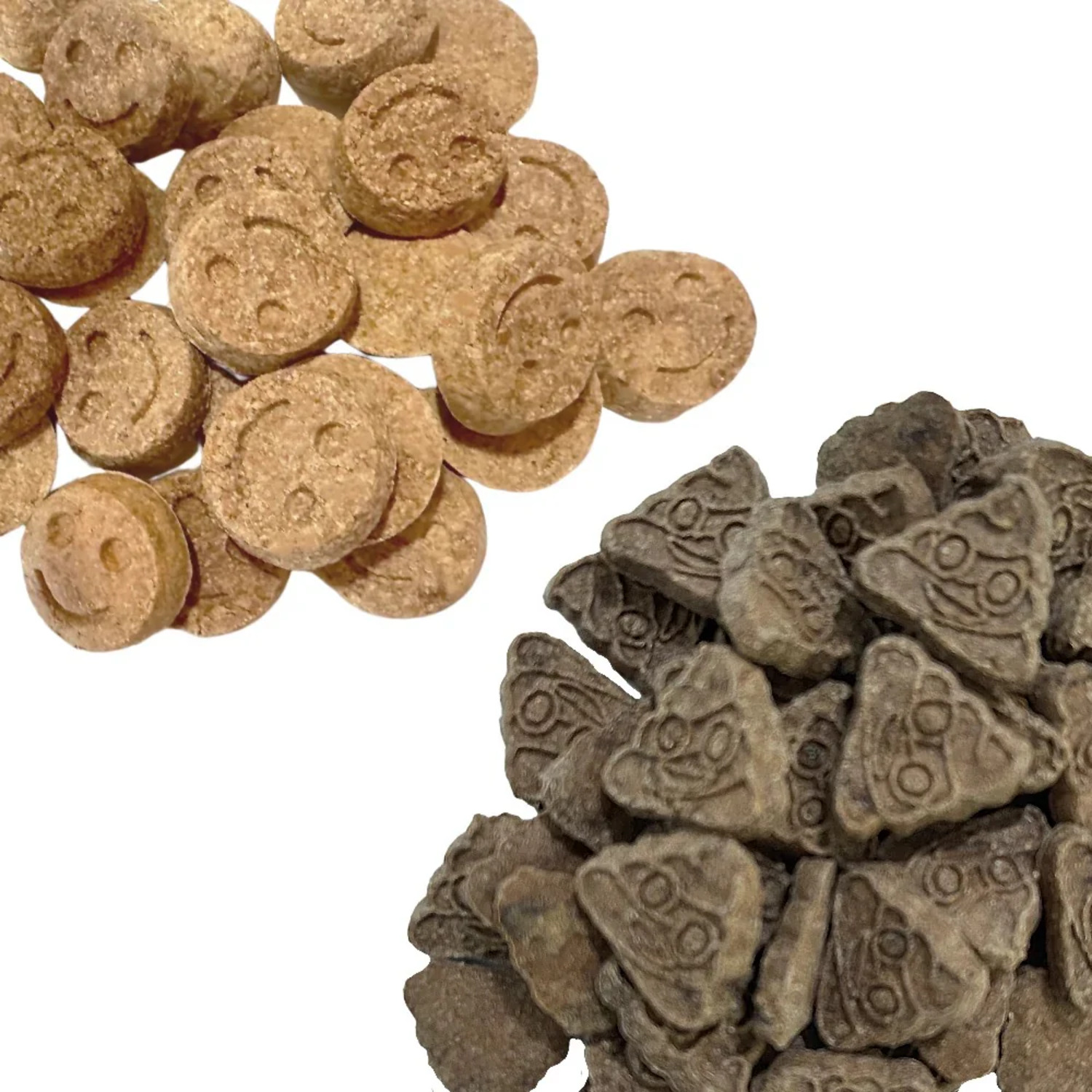Spunky Pup Naughty Or Nice Holiday Biscuit Dog Treats; Peanut Butter & Carob, 7-Oz
