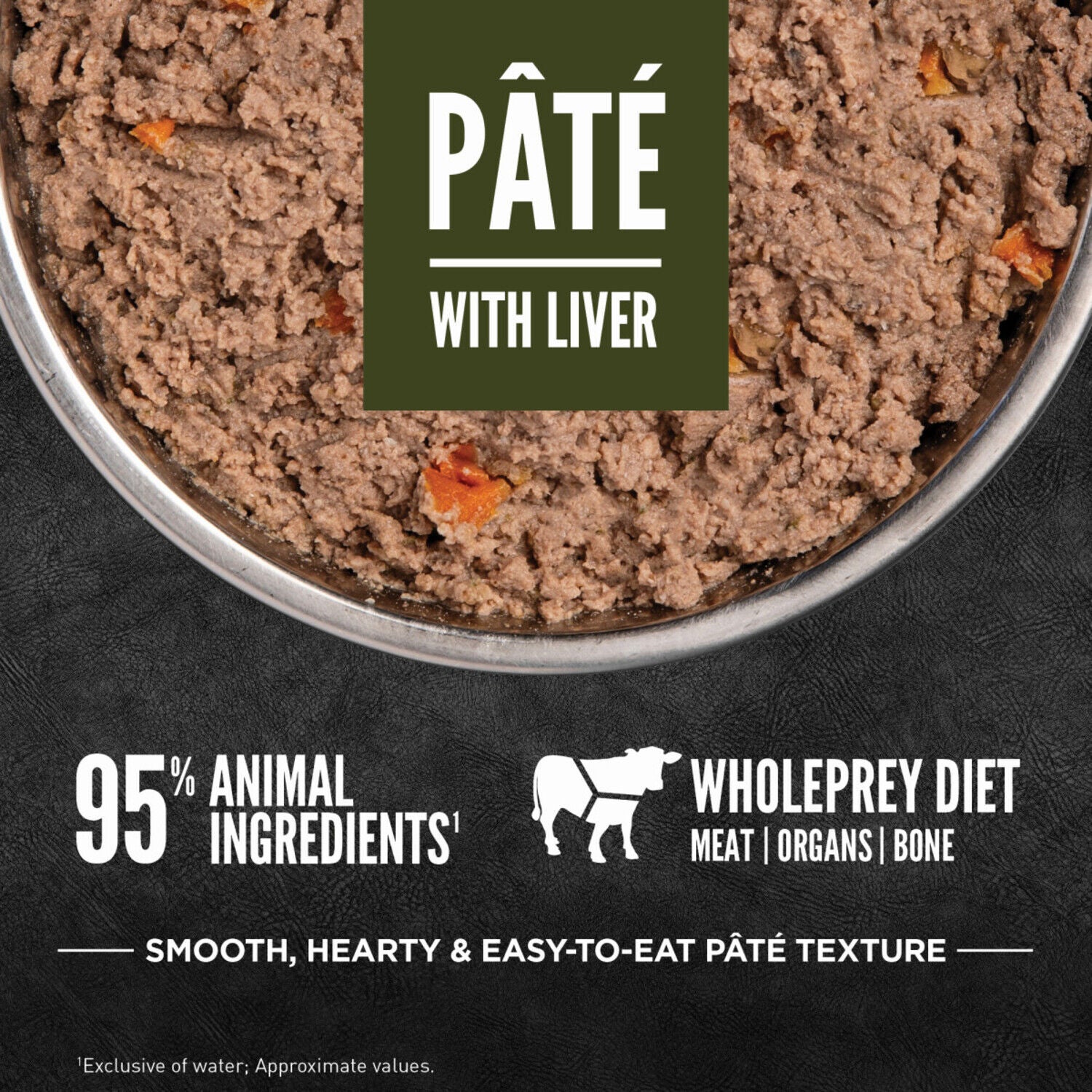 Orijen Pate Wet Dog Food, Tundra Recipe With Liver, 12.8-Oz