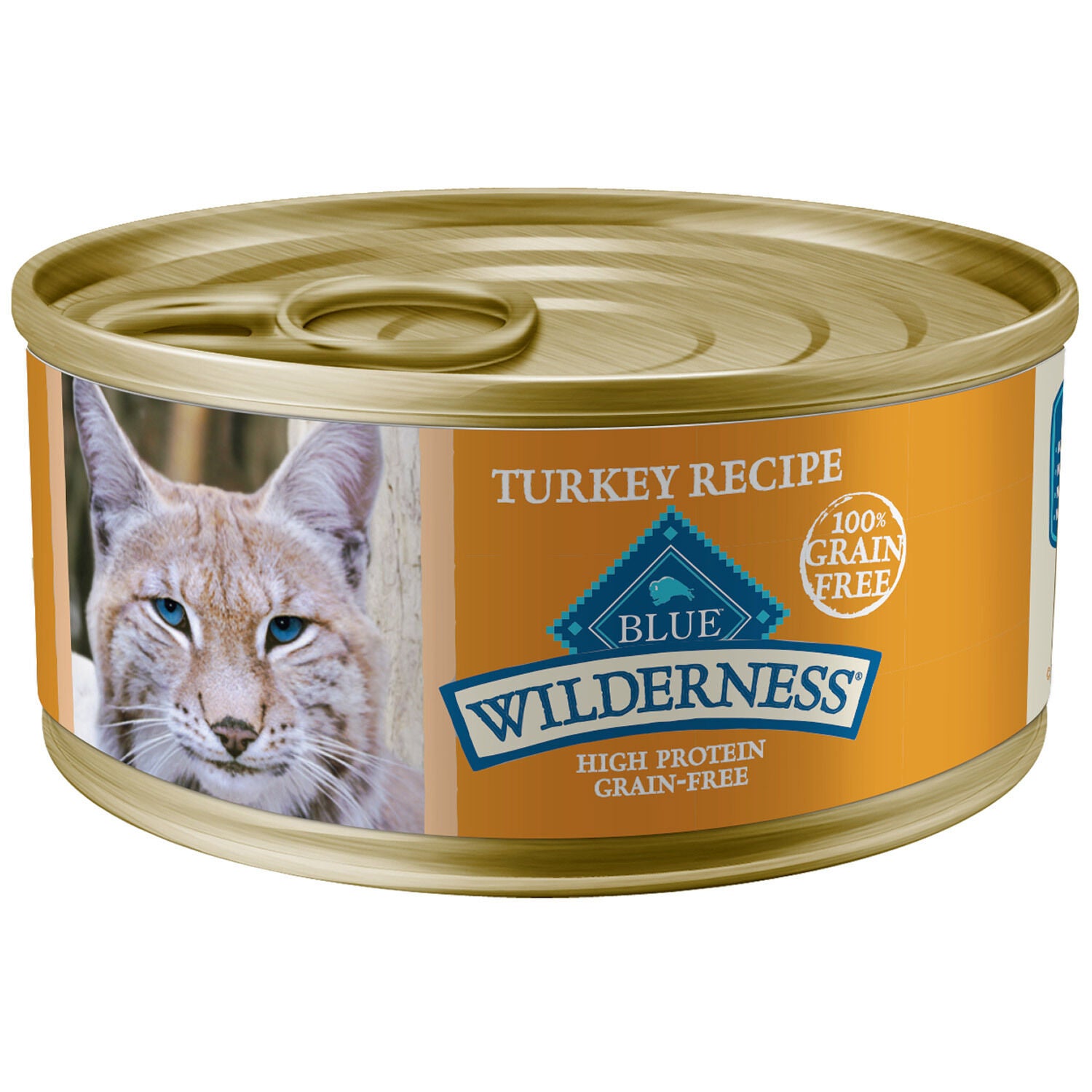 Blue Buffalo Wilderness Grain-Free Turkey Recipe Adult Wet Cat Food,