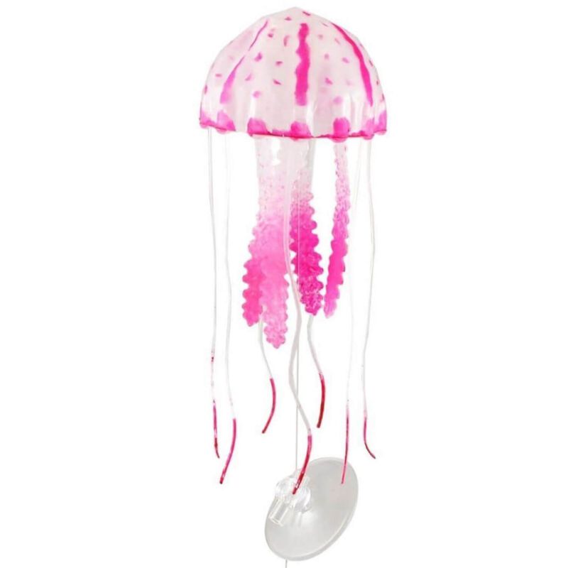 Sporn Aquatics Pink Jellyfish Aquarium Ornament image number 1