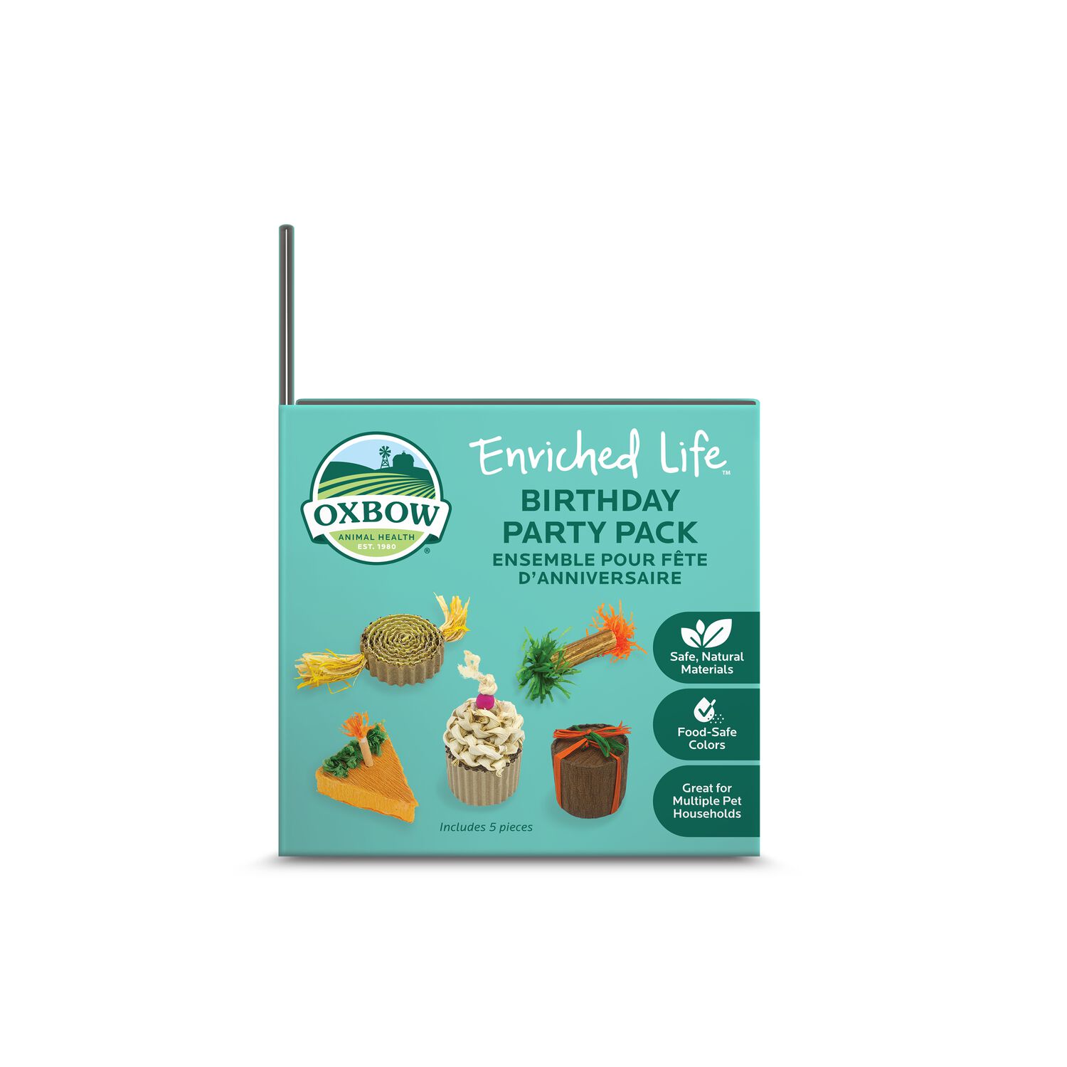 Oxbow Enriched Life Birthday Party Pack Small Animal Chew Toy