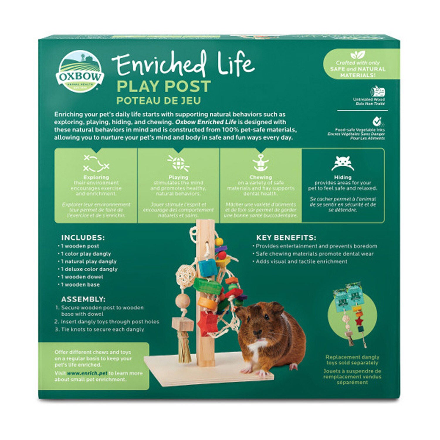 Oxbow Enriched Life Play Post Toy For Small Animals