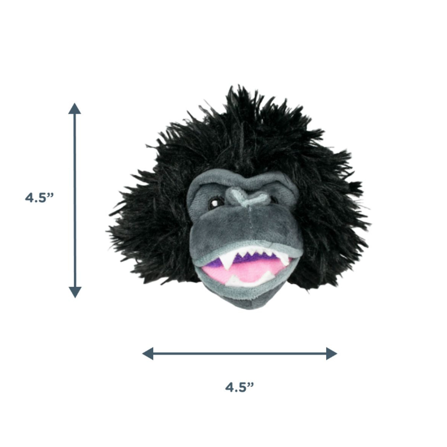 Tall Tails Gorilla 2-In-1 Fetch Ball Dog Toy