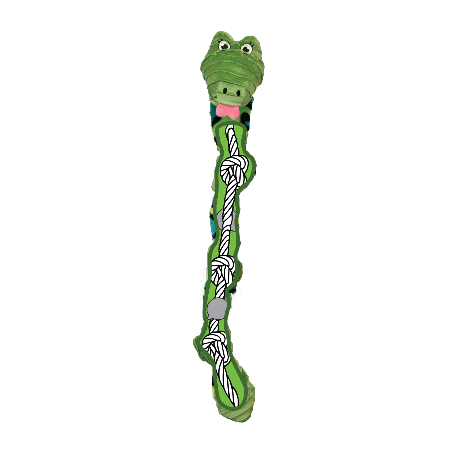 Kong Halloween Knots Snake Squeaky Plush Tug Dog Toy, Purple, Medium/Large