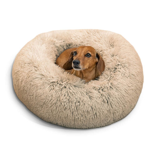 Best Friends By Sheri - Original Calming Shag Donut Cat And Dog Bed