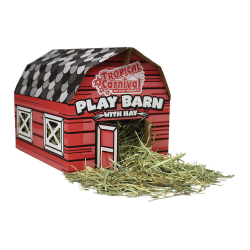 Large Play Barn With Hay